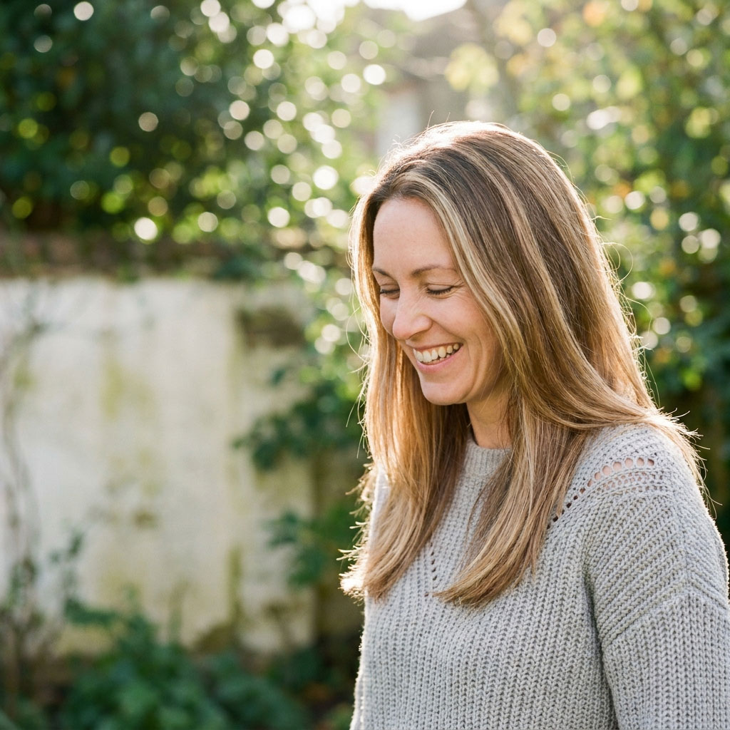 Woman-Smiling-Outdoors
